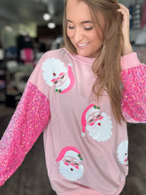 Load image into Gallery viewer, Santa Face Top