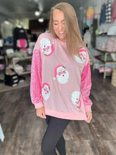 Load image into Gallery viewer, Santa Face Top