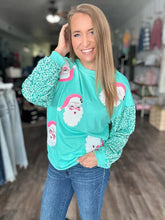 Load image into Gallery viewer, Santa Face Top