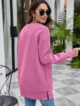 Load image into Gallery viewer, BELIEVE Graphic Tunic Sweatshirt