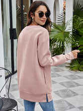 Load image into Gallery viewer, BELIEVE Graphic Tunic Sweatshirt