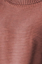 Load image into Gallery viewer, Ribbed Turtleneck Dropped Shoulder Pullover Sweater