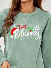 Load image into Gallery viewer, DON'T STOP BELIEVING Graphic Sweatshirt
