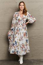 Load image into Gallery viewer, Good Day Chiffon Floral Midi Dress