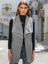 Load image into Gallery viewer, Open Front Collared Vest