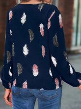 Load image into Gallery viewer, Feather Long Sleeve Blouse