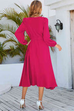 Load image into Gallery viewer, Twisted Long Sleeve Midi Dress