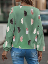 Load image into Gallery viewer, Feather Long Sleeve Blouse