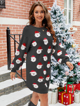 Load image into Gallery viewer, Christmas Santa Sweater Dress