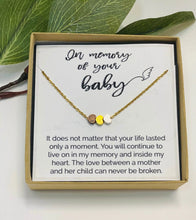 Load image into Gallery viewer, In Memory of Your Baby Necklace