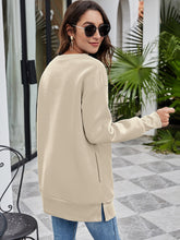 Load image into Gallery viewer, BELIEVE Graphic Tunic Sweatshirt