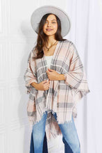 Load image into Gallery viewer, Punch of Plaid Poncho