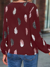 Load image into Gallery viewer, Feather Long Sleeve Blouse