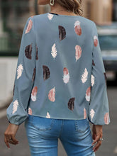 Load image into Gallery viewer, Feather Long Sleeve Blouse