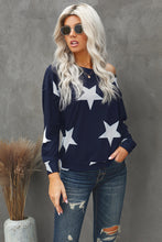 Load image into Gallery viewer, Star Print Long Sleeve Sweatshirt
