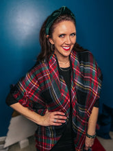 Load image into Gallery viewer, Classic Plaid Blanket Scarf
