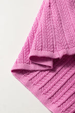 Load image into Gallery viewer, PREORDER: The Winnie Pink Knit Top 1.27.25 osym
