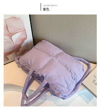 Load image into Gallery viewer, RTS: The Blake Quilted Grid Puffer Tote
