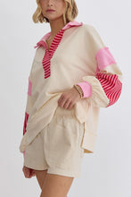 Load image into Gallery viewer, The Delinda Stripe and Color Blocking Pullover
