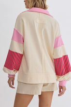 Load image into Gallery viewer, The Delinda Stripe and Color Blocking Pullover
