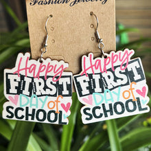 Load image into Gallery viewer, *RTS* First day of School Earrings
