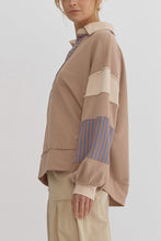 Load image into Gallery viewer, The Delinda Stripe and Color Blocking Pullover
