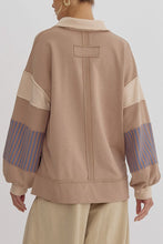 Load image into Gallery viewer, The Delinda Stripe and Color Blocking Pullover
