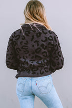 Load image into Gallery viewer, RTS: The Bailee Black Leopard Pullover-
