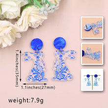 Load image into Gallery viewer, Preorder: Spring Bunny Acrylic Earrings
