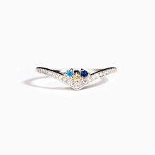 Load image into Gallery viewer, Preorder: Custom Birthstone &amp; Zircon Radiance Ring
