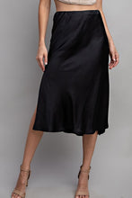 Load image into Gallery viewer, SATIN MIDI SKIRT
