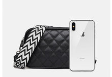 Load image into Gallery viewer, Quilted Stitch Vegan Leather Crossbody Purse
