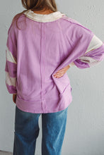 Load image into Gallery viewer, The Delinda Stripe and Color Blocking Pullover
