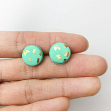 Load image into Gallery viewer, *RTS*  Gold Fleck Clay Studs
