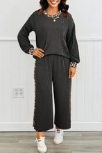 Load image into Gallery viewer, PREORDER: The Shannah Ribbed and Leopard Set (long sleeve) 9.15.25 OSYM
