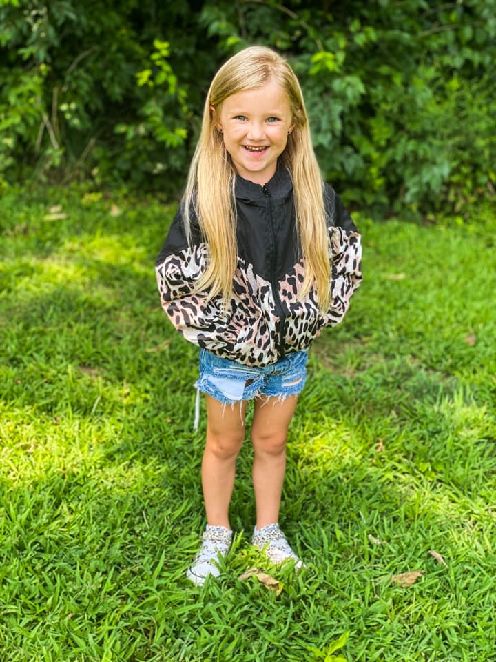 RTS: Forever3am Mommy and Me LEOPARD Windbreaker-