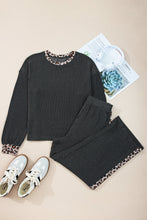 Load image into Gallery viewer, PREORDER: The Shannah Ribbed and Leopard Set (long sleeve) 9.15.25 OSYM
