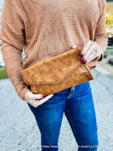 Load image into Gallery viewer, Clutch/Crossbody Vegan Leather Purse
