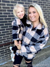 Load image into Gallery viewer, RTS: Mommy and Me Benji Sherpa Button up-
