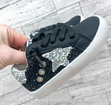 Load image into Gallery viewer, RTS: Sparkle Kids Tennis Shoes-

