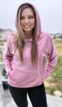 Load image into Gallery viewer, RTS: THE CHARLIZE CORDUROY HOODIE (FOREVER3AM BRANDED)-
