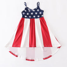 Load image into Gallery viewer, RTS: Mommy and me High Low Flag Dress
