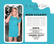 Load image into Gallery viewer, RTS: The Jess Ribbed T Shirt Dress-
