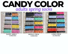 Load image into Gallery viewer, RTS: Candy Color Adult Spring Socks-
