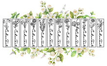 Load image into Gallery viewer, *Preorder: Custom Birth flower Name Bookmarks*
