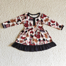 Load image into Gallery viewer, PREORDER: Christmas fun twirl dress 10.16.23

