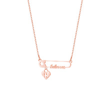 Load image into Gallery viewer, *Preorder: Safety Pin Initial Name Necklace*
