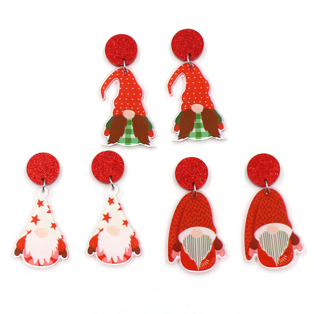 *RTS* Acrylic Gnome Earrings