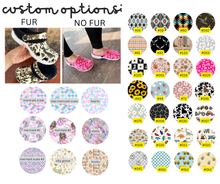 Load image into Gallery viewer, PREORDER: CUSTOM design EVA SLIP ON- PURCHASE ADULTS ON THIS LINK 9.15.25 OSYM
