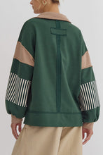 Load image into Gallery viewer, The Delinda Stripe and Color Blocking Pullover
